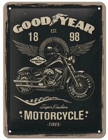 Μεταλλική πινακίδα Good Year - Motorcycle