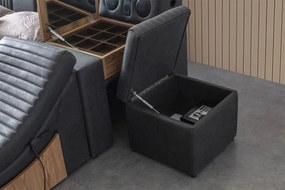 Double Bedstead Sunline Smart - Anthracite Anthracite