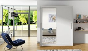 Ντουλάπα Westa VI συρόμενη-Leuko - 150.00Χ58.00Χ200.00cm