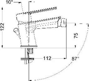 Eurorama Klint 142360 Chrome - Μπαταρία μπιντέ