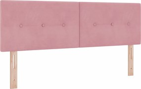 vidaXL Κεφαλάρι Ροζ 160 cm Βελούδο