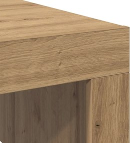 vidaXL Τραπεζάκι Σαλονιού Artisan Δρυς 100x100x35 εκ. Επεξ. Ξύλο