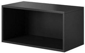 Σετ επίπλων Charlotte C110, Μαύρο, Με τραπέζι τηλεόρασης, Με πρόσθετο εξοπλισμό, Ξεχωριστά μέρη, 188x39cm, 68 kg | Epipla1.gr