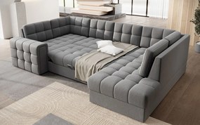 Γωνιακός καναπές Bale U-Gkri Skouro-Δεξιά