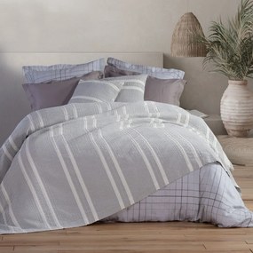 Κουβέρτα Roderick Grey Nef-Nef Queen Size 230x250cm 100% Βαμβάκι