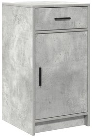 vidaXL Μπουφές Γκρι Σκυρόδεμα 40x41x75 εκ Επεξεργασμένο Ξύλο