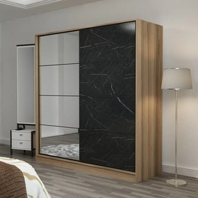 Διφυλλη Ντουλαπα Συρομενη Χρυσο KALEO 52x220x210