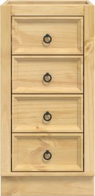 vidaXL Ντουλαπιού (Cabinet) SKI Μέλι Καφέ 40 x 46 x 81 εκ.