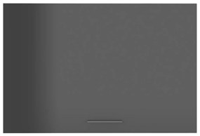 vidaXL Ντουλάπι Κρεμαστό Γυαλιστερό Γκρι 60x31x40 εκ. Μοριοσανίδα
