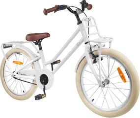 vidaXL Παιδικό Ποδήλατο 20 ίντσες για παιδιά 6-11 ετών Λευκό