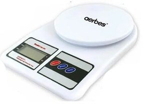 Aerbes AB-J99 Ψηφιακή Ζυγαριά Κουζίνας 1gr/10kg Λευκή