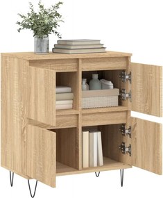 vidaXL Συρταριέρα Sonoma Δρυς 60x35x70 εκ. Επεξεργασμένο Ξύλο