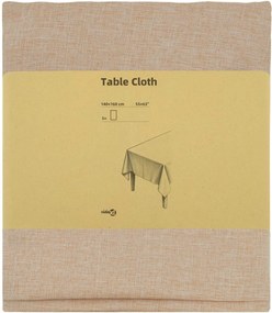 vidaXL Ύφασμα Τραπέζης 5 τμχ. Μπεζ 140 x 160 cm Ορθογώνιος