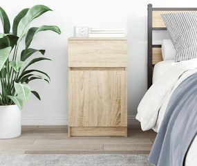 vidaXL Κομοδίνο Sonoma Δρυς 39x35x65 εκ. από Επεξεργασμένο Ξύλο