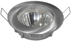 ADELEQ μεταλλικό πλαίσιο spot για G5.3, χωνευτό, 12V, 50W, inox, 2τμχ