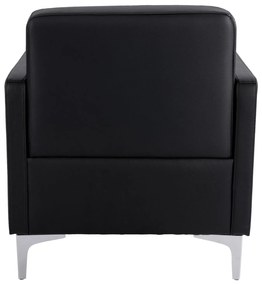 Πολυθρόνα NELLIE C3159.11 με PU Μαύρο 64x71x71Υ εκ. 64x71x71 εκ.
