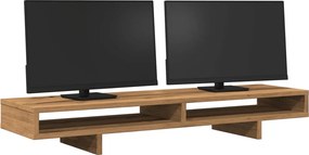 vidaXL Βάση Οθόνης Αρτισιανή Δρυς 100x27x15 εκ. από Επεξ. Ξύλο