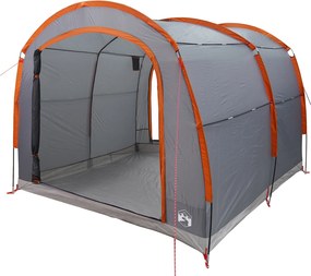 vidaXL Σκηνή 268 x 240 x 191 cm Γκρι και πορτοκαλί Πολυεστέρας