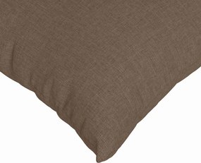 vidaXL Μαξιλάρι Καναπέ 2 pcs Καφέ 80 x 80 cm ύφασμα