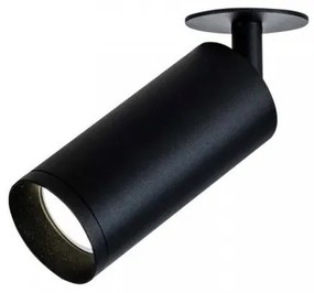 Σποτ Φωτιστικό Οροφής Χωνευτό 15 Μοιρών 6cm LED 9W IP20 3000K Zambelis-S057-15-Μαύρο S057-15