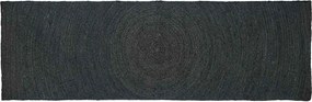 vidaXL Χαλιά χώρου Σκούρο Γκρι 80 x 250 cm Γιούτα