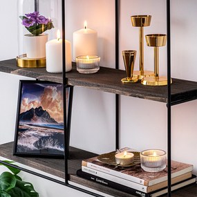 Wall Shelf Sunflower Black
Walnut