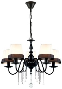Φωτιστικό Κρεμαστο Aca EG167285PBW MULAN Μαύρο Ματ (Black Mat)