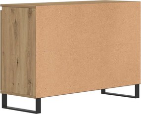 vidaXL Μπουφές Δρυς τεχνίτης 101,5 x 35 x 70 εκ. από Επεξεργασμένο Ξύλο