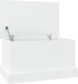 vidaXL Κουτί Αποθήκευσης Λευκό 50x30x28 εκ. από Τεχνητό Ξύλο