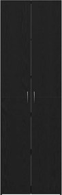 vidaXL Γραφείο Ντουλάπι Μαύρη Οξυά 60 x 32 x 190 cm Επεξεργασμένο ξύλο