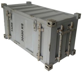 Στήθος Home ESPRIT Container Sky μπλε Μέταλλο Vintage 89 x 41,5 x 45,5 cm