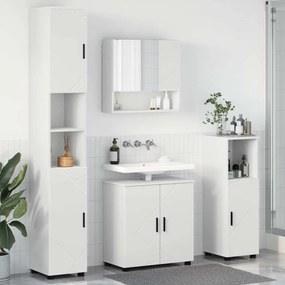 vidaXL Σετ Επίπλων Μπάνιου 4 τμχ. Λευκό 61 x 35 x 64 εκ.