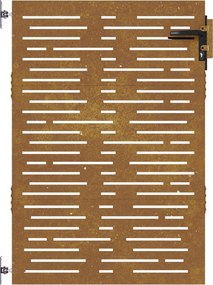 vidaXL Πύλη Κήπου 85 x 150 cm Ατσάλι με Επικάλυψη Πούδρας Κλειδώσιμο