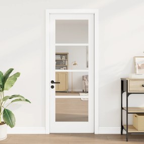 vidaXL Εσωτερική Πόρτα με Γυαλί 'ORKDAL' Λευκή 73,5x198,5x4 εκ.