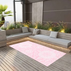 vidaXL Χαλί εξωτερικού χώρου ARAKIL ροζ 80x150 cm PP