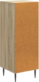 vidaXL Πλαϊνό γραφείο Sonoma Δρυς 33 x 34,5 x 89,5 εκ