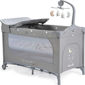 Folding cot Once upon a time 3 grey