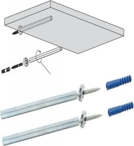 Stewehome Σετ 6 τεμαχίων επιτοίχιων ραφιών Λευκό 60x15x15 cm