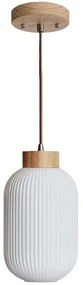 Φωτιστικό Οροφής VK/03328/PE/NW Φ20x41cm E27 20W Natural-White VKLed