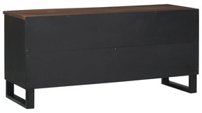 vidaXL Ντουλάπι Τηλεόρασης - 100 x 33.5 x 46 εκ, φτιαγμένο από μασίφ ξύλο μάνγκο.