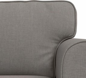 vidaXL Καναπές 120cm 2 pcs Taupe Μέταλλο