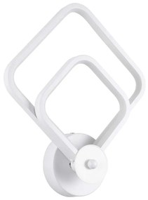 Φωτιστικό Τοίχου - Απλίκα Anna 61086 Led 15W 25x8x30cm White GloboStar Aluminium