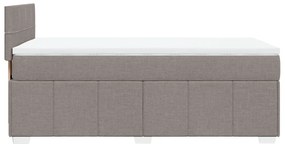 ΚΡΕΒΑΤΙ BOXSPRING ΜΕ ΣΤΡΩΜΑ TAUPE 100 X 200 ΕΚ. ΥΦΑΣΜΑΤΙΝΟ 3286983