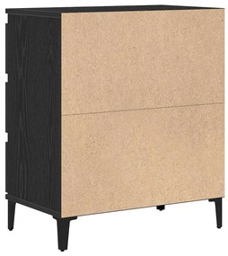 vidaXL Πλαϊνό γραφείο Μαύρη δρυς 60 x 35 x 70 cm Επεξεργασμένο ξύλο