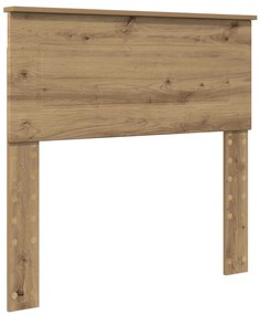 vidaXL Σκελετός Κρεβατιού Καρυδιά Χειροποίητης Εργασίας 75 x 190 cm