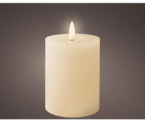 Κερί LED Lumineo Μπεζ Κρεμ Ø 7 x 11,2 cm (AAA)