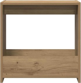 vidaXL Side Table Artisan Oak 50x26x50 cm Κατασκευασμένο ξύλο
