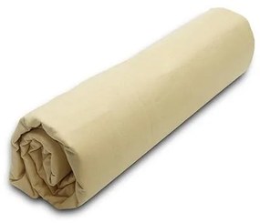 Κατωσέντονο Menta με λάστιχο 3 Light Beige Διπλό (160x200+20)