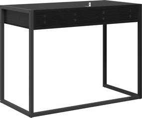vidaXL Γραφείο Μαύρη Οξυά 100 x 50 x 75 cm Επεξεργασμένο ξύλο