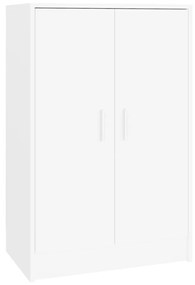 vidaXL Παπουτσοθήκη Λευκή 60 x 35 x 92 εκ. από Μοριοσανίδα